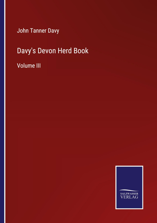 Book Davy's Devon Herd Book John Tanner Davy
