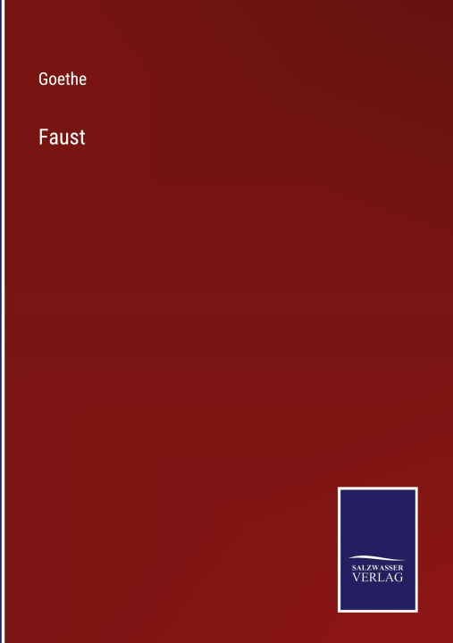 Knjiga Faust Goethe