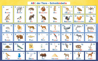 Książka ABC der Tiere 1 Neubearbeitung - Schreibtabelle, VPE 10 Klaus Kuhn