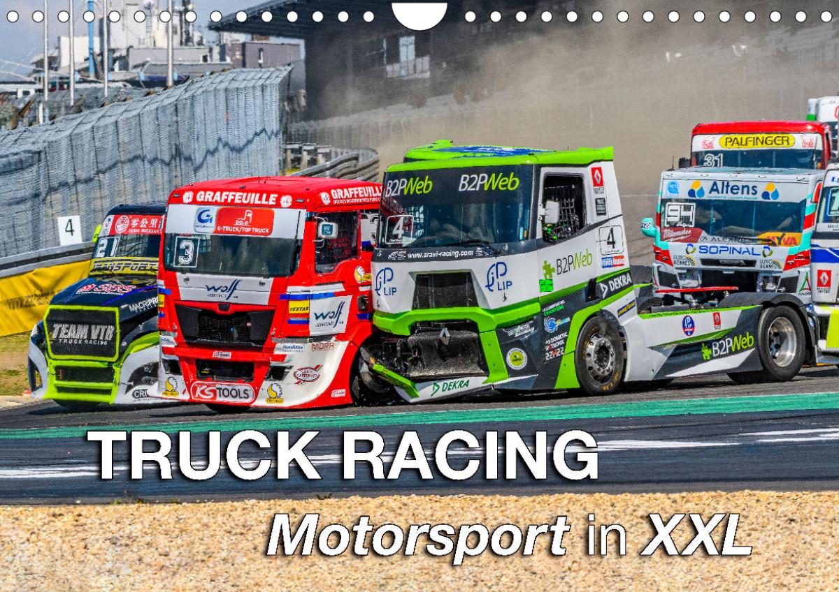 Calendrier/agenda TRUCK RACING - Motorsport in XXL (Wandkalender 2024 DIN A4 quer) 