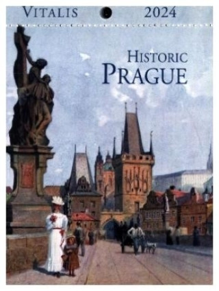 Calendar / Agendă Historic Prague 2024 Václav u.a. Jansa