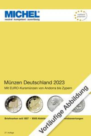 Kniha Münzen Deutschland 2023 