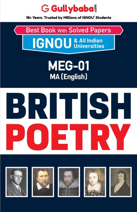 Knjiga MEG-01 British Poetry Gogia Kapila Chugh