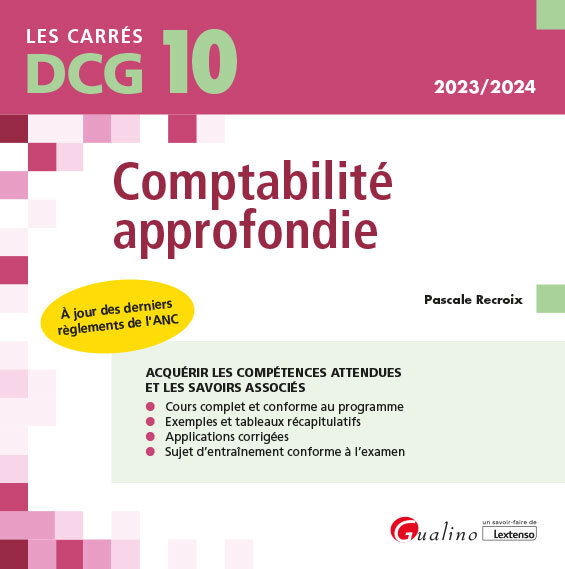 Kniha DCG 10 - Comptabilité approfondie, 14ème édition Recroix