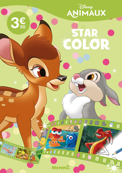Книга Disney Animaux - Star Color (Bambi et Panpan) 