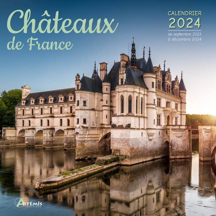 Naptár/Határidőnapló Calendrier chateaux de france 2024 