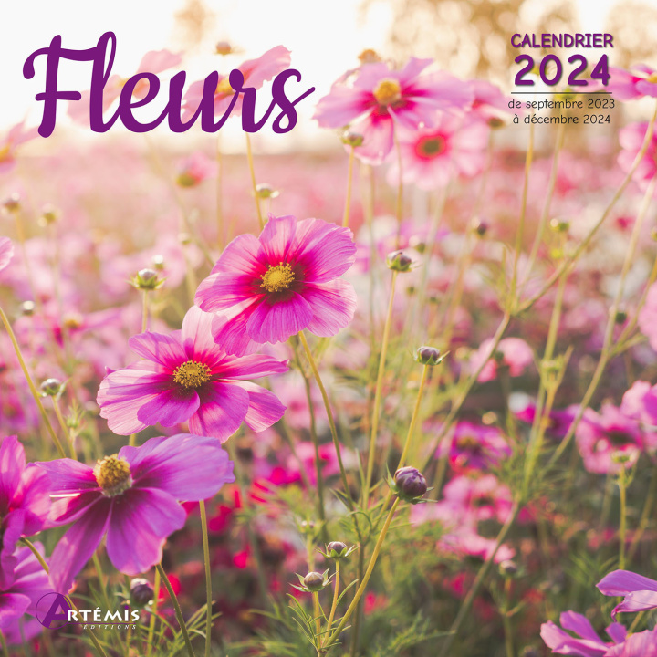Kalendár/Diár Calendriers fleurs 2024 