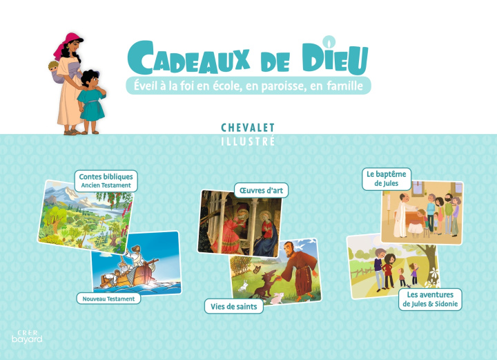 Książka Cadeaux de Dieu - Chevalet illustré DIRECTION DIOCÉSAINE DE L'ENSEIGNEMENT CATHOLIQUE DES CÔTES D'ARMOR