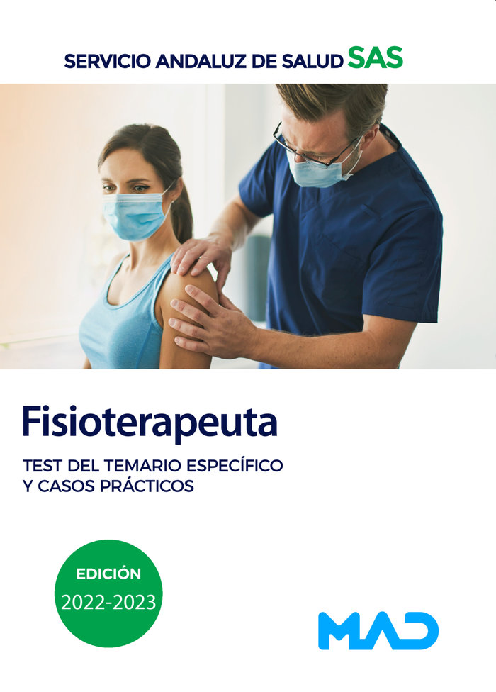 Knjiga FISIOTERAPEUTAS TEST CASOS PRACTICOS SERVICIO ANDALUZ SALUD 