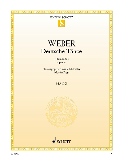 Tiskani izdelki Deutsche Tänze 