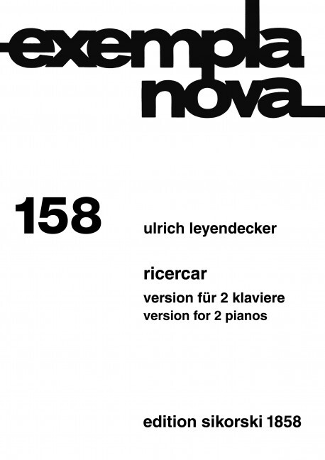 Tiskani izdelki Ricercar 