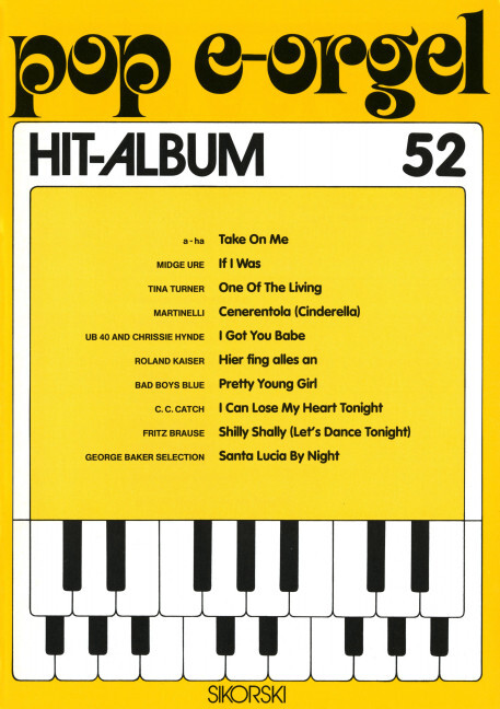 Tiskani izdelki Pop E-Orgel Hit-Album 052 