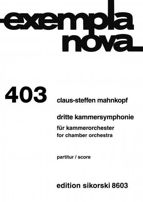 Tiskani izdelki Kammersymphonie Nr. 3 
