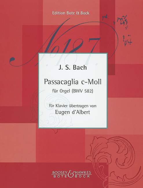 Nyomtatványok Passacaglia C minor 