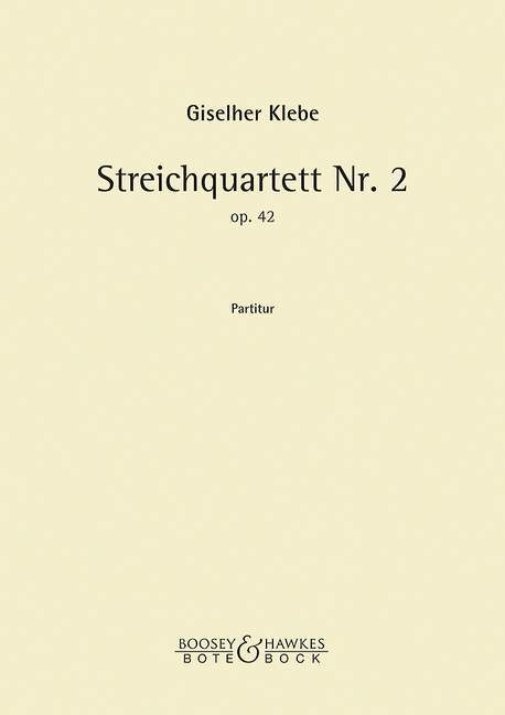 Tiskani izdelki String Quartet No. 2 