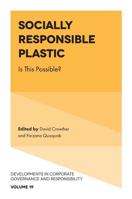 Knjiga Socially Responsible Plastic David Crowther