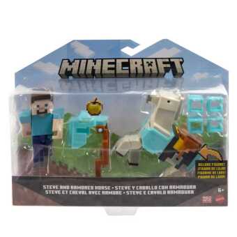 Game/Toy Minecraft Armored Horse and Steve 