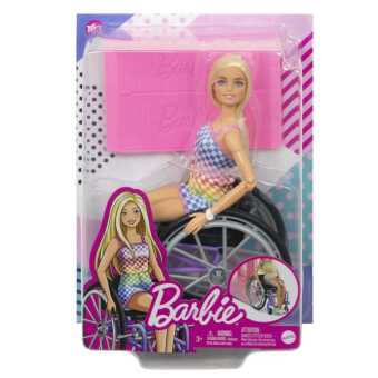 Joc / Jucărie Barbie Fashionistas Puppe im Rollstuhl 