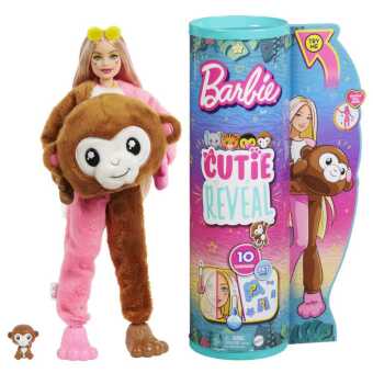 Hra/Hračka Cutie Reveal Barbie Jungle Series - Monkey 
