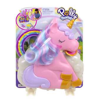 Game/Toy Polly Pocket Rainbow Unicorn Salon 