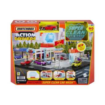 Game/Toy Matchbox Action Drivers Super Car Wash Playset 