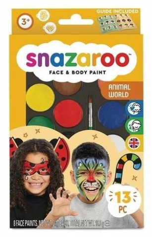 Book Snazaroo Obličejové barvy sada/Zvířecí svět 