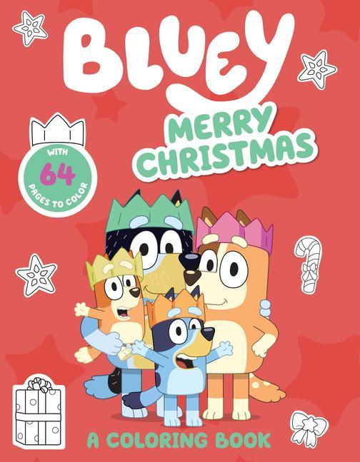 Knjiga Bluey: Merry Christmas: A Coloring Book 