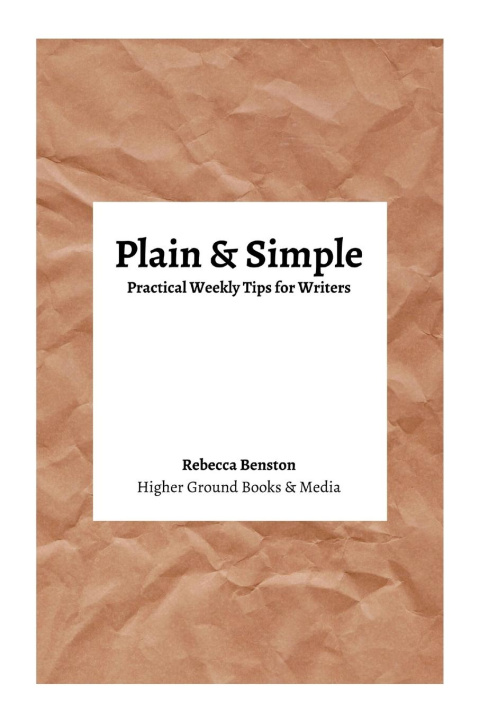 Knjiga Plain & Simple Rebecca Benston