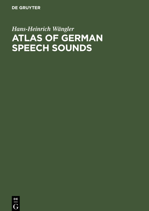 Carte Atlas of German Speech Sounds 