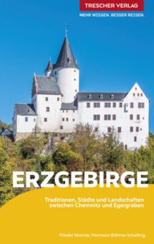Carte TRESCHER Reiseführer Erzgebirge Frieder Monzer