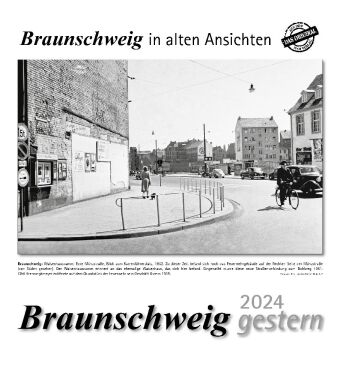 Naptár/Határidőnapló Braunschweig gestern 2024 