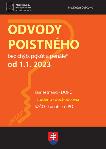 Kniha Odvody poistného od  1. 1. 2023 Dušan Dobšovič