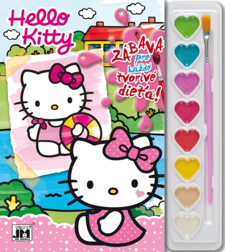 Knjiga Vymaľ s farbami A5/ Hello Kitty 