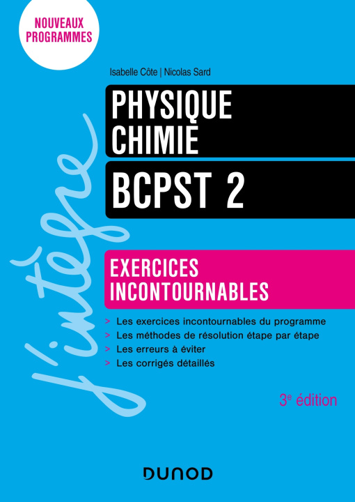 Knjiga Physique-Chimie BCPST 2 - 3e éd. Isabelle Côte