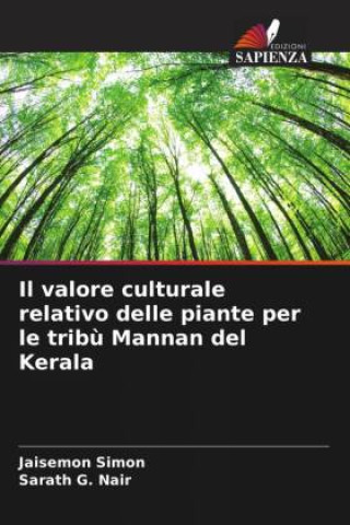 Boek Il valore culturale relativo delle piante per le trib? Mannan del Kerala Sarath G. Nair