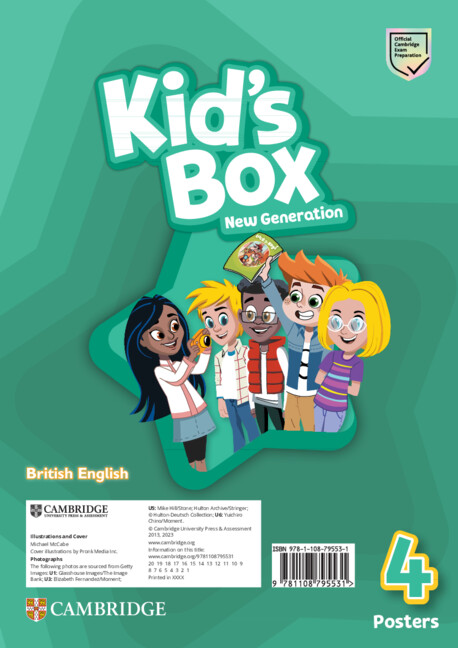 Tiskovina Kid's Box New Generation Level 4 Posters British English Caroline Nixon