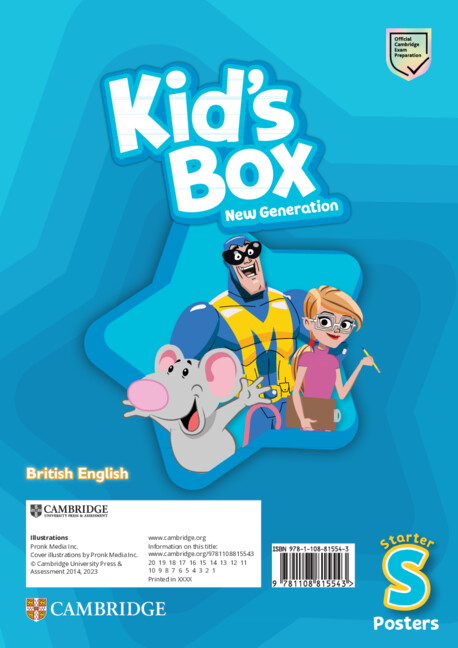 Tiskovina Kid's Box New Generation Starter Posters British English Caroline Nixon
