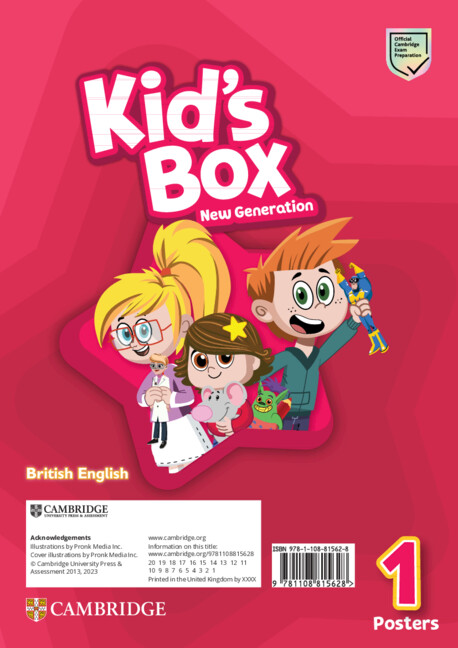 Tiskovina Kid's Box New Generation Level 1 Posters British English Caroline Nixon