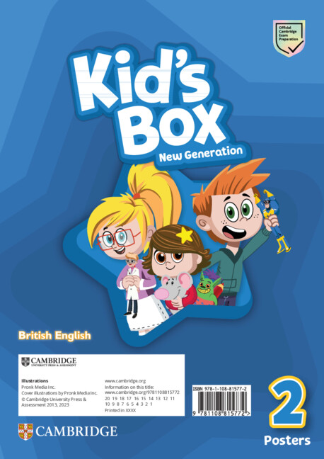 Tiskovina Kid's Box New Generation Level 2 Posters British English Caroline Nixon