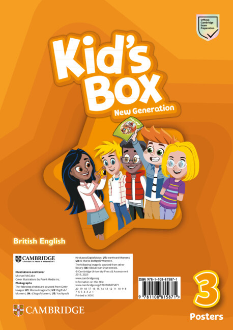 Tiskovina Kid's Box New Generation Level 3 Posters British English Caroline Nixon