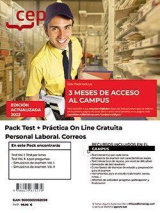Boek PACK PRACTICO. PERSONAL LABORAL CORREOS OPOSICIONES 