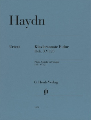 Tiskovina Haydn, Joseph - Klaviersonate F-dur Hob. XVI:23 Georg Feder