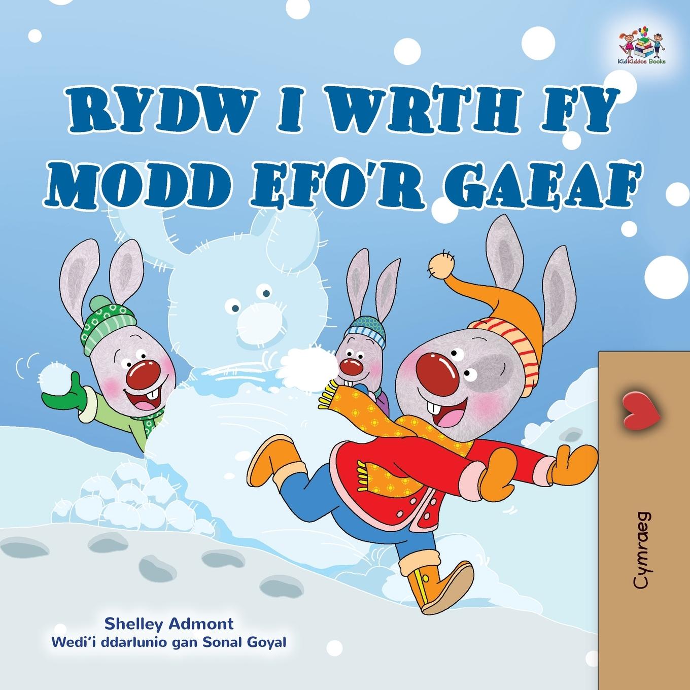 Knjiga I Love Winter (Welsh Children's Book) Kidkiddos Books