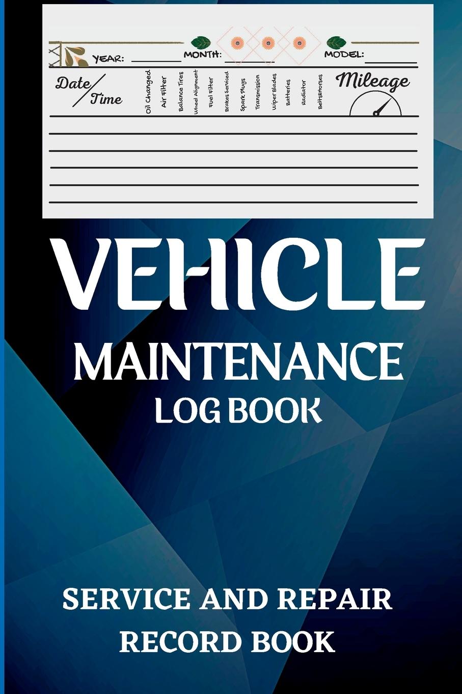 Knjiga Vehicle Maintenance Log Book Tate Amro