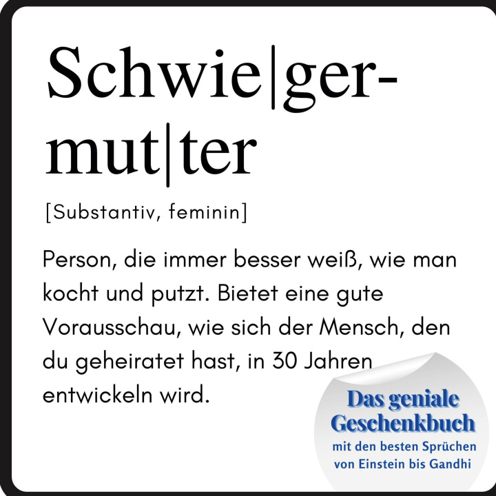 Knjiga Schwiegermutter Steffi Meier