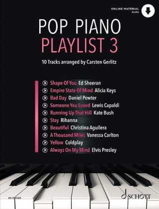 Tiskovina Pop Piano Playlist 1 
