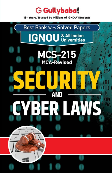 Boek MCS-215 Security and Cyber Laws Gullybaba.com Panel