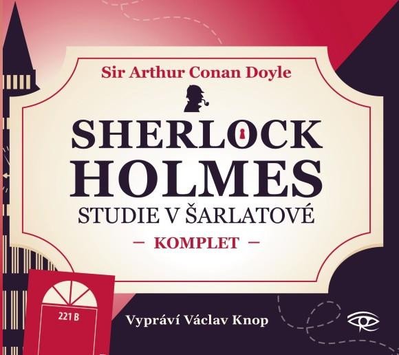 Audio Sherlock Holmes - Studie v šarlatové - CDm3 (Čte Václav Knop) Arthur Conan Doyle