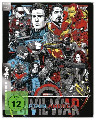 Videoclip Captain America: Civil War - 4K, 2 UHD-Blu-ray (Edition Steelbook) Joe Russo