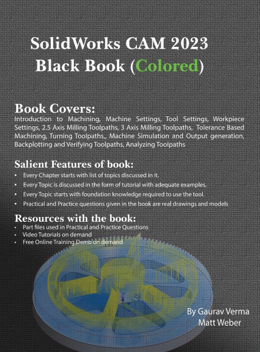 Könyv SolidWorks CAM 2023 Black Book Matt Weber